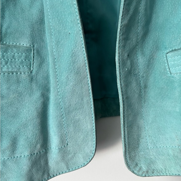 Genuine leather Women's Blazer in size small - Picture 5 of 7